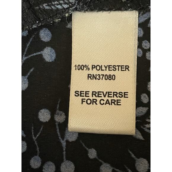 CATO Boho Peasant Top Blouse Size 18/20W Floral Fairy Pleated Floune Hem Stretch - Picture 6 of 10